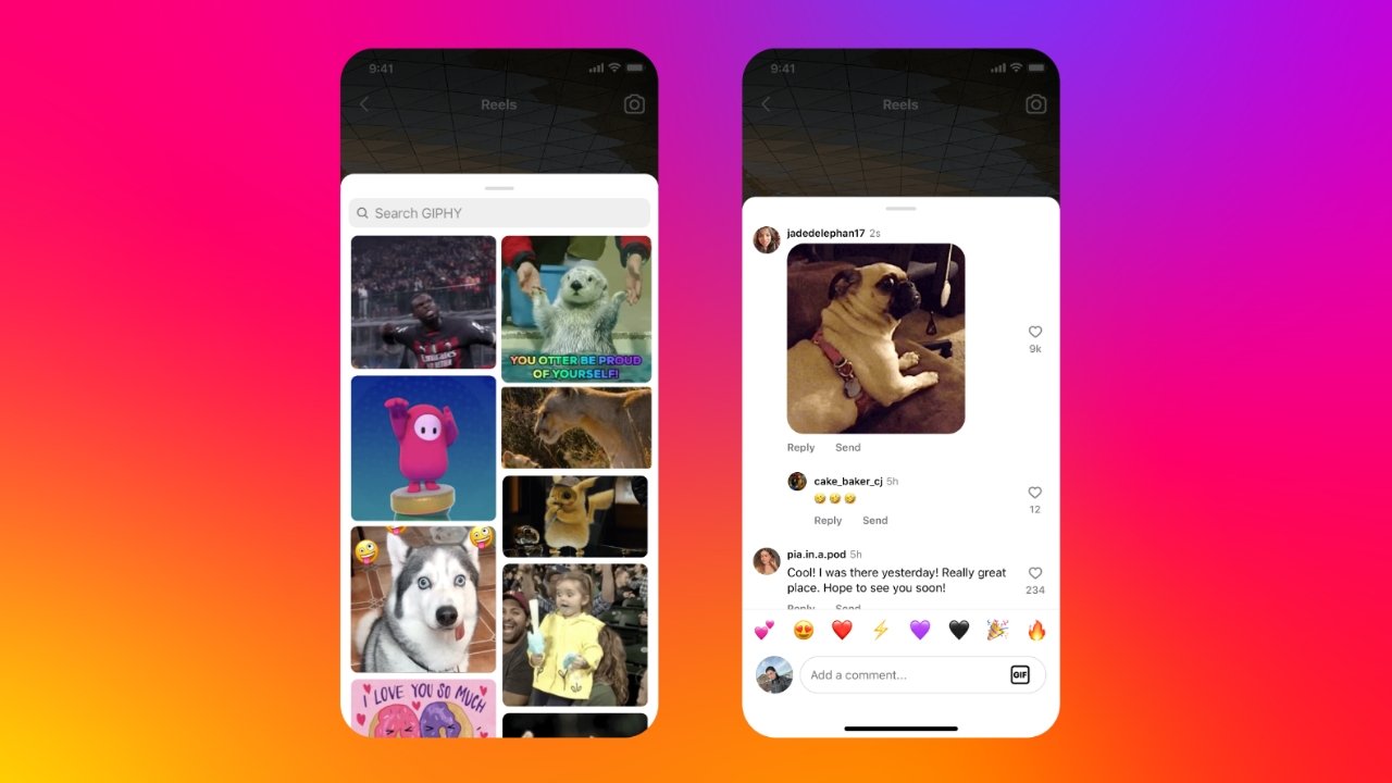 Comment With GIFs on Instagram
