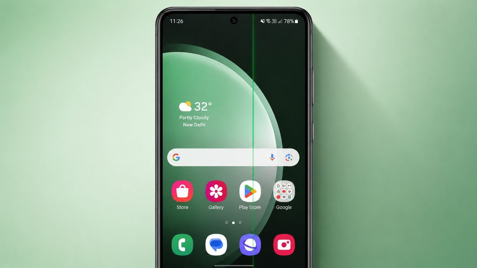 Green Line Issue on Android